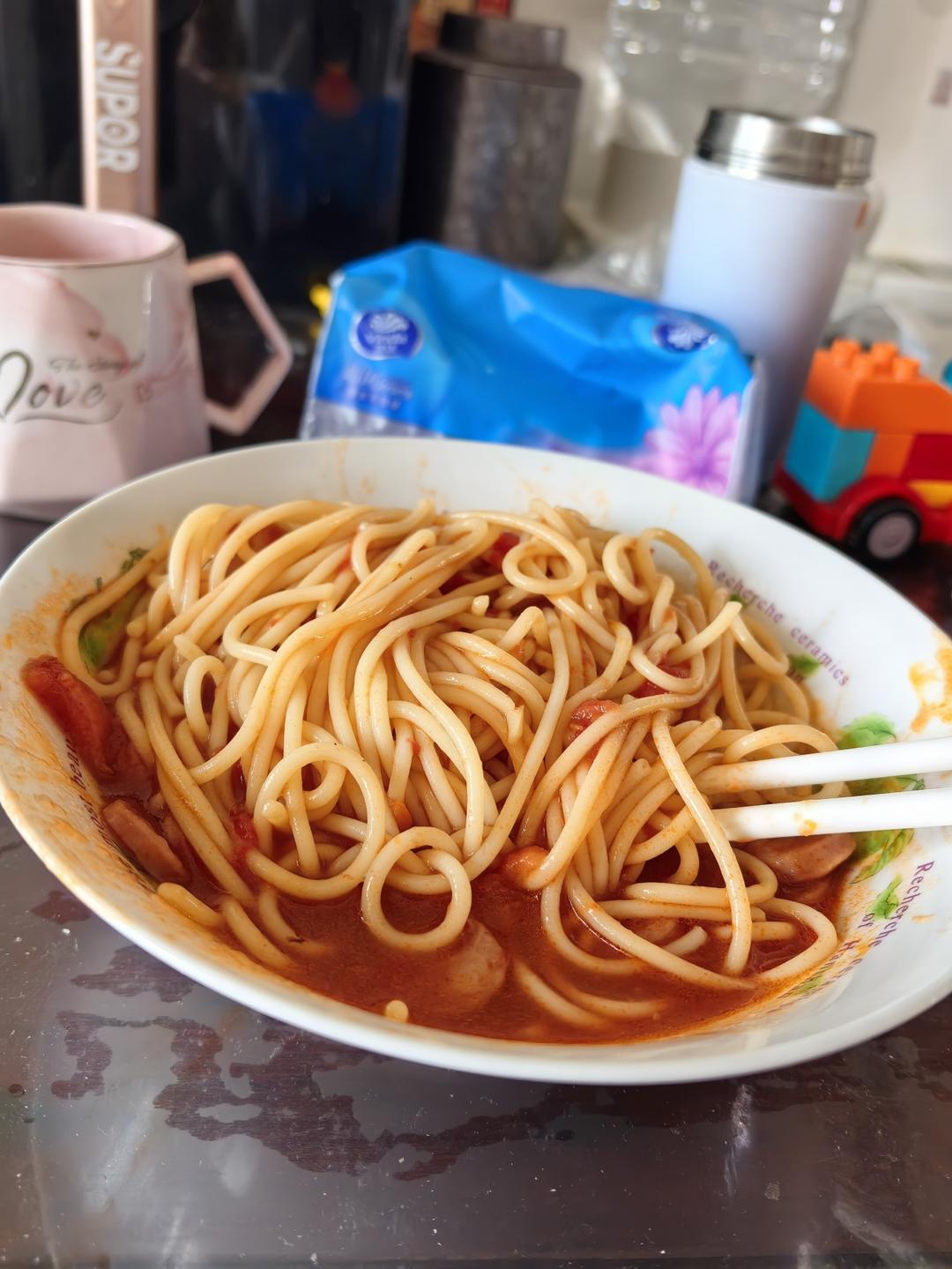 自从学会了这个意面，外面瞬间不香了～