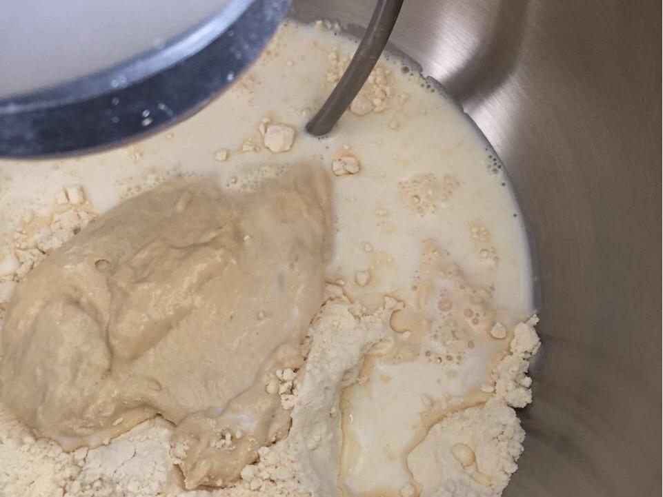 纯奶手撕吐司的做法 步骤1