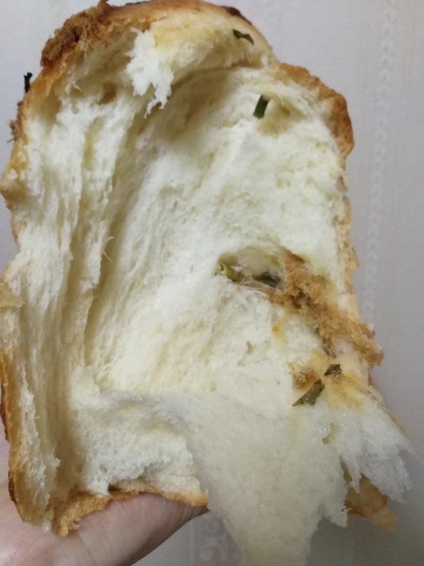 香葱肉松手撕吐司