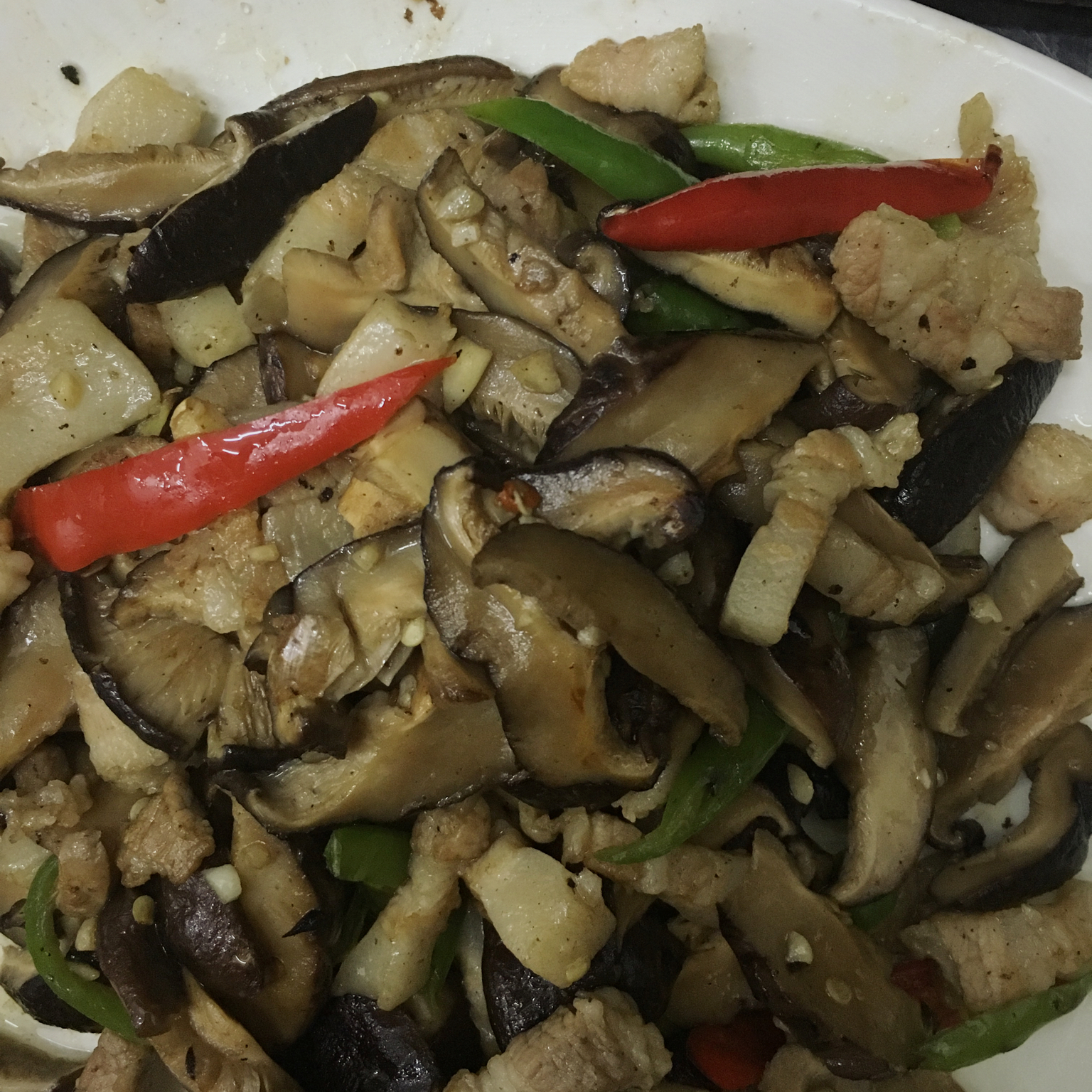 香菇炒肉
