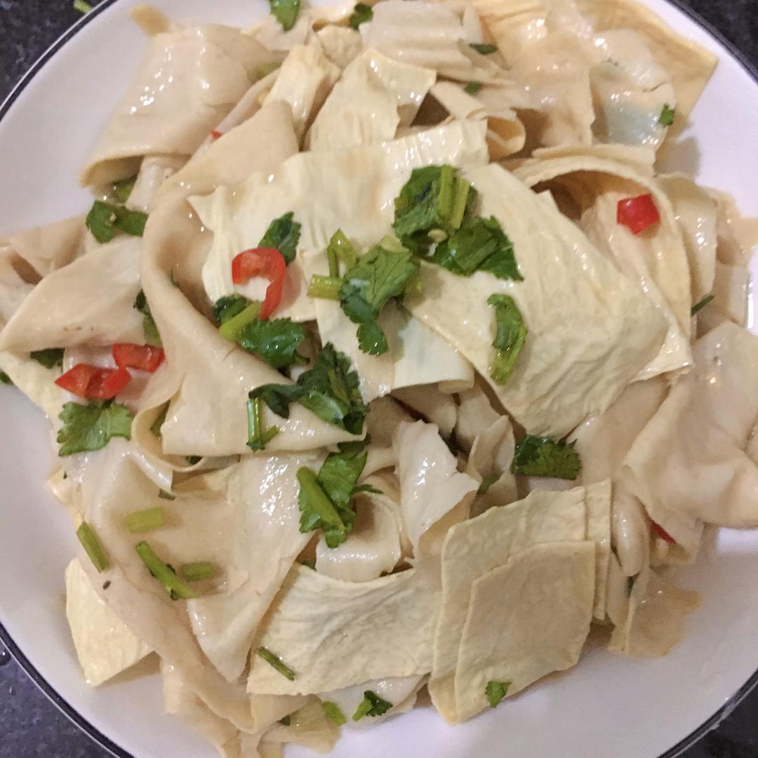巨好吃的醋拌豆皮！
