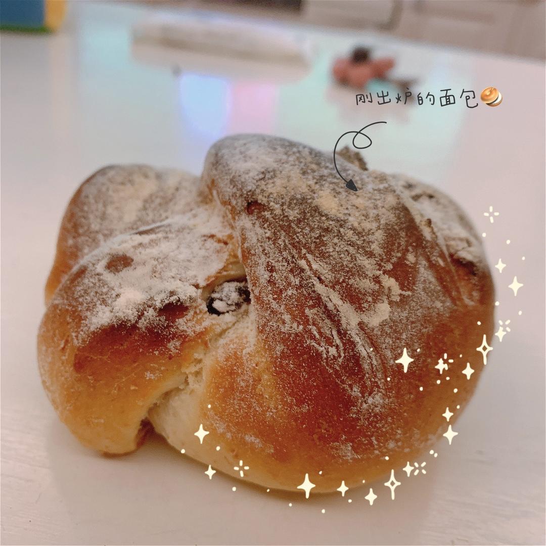 全麦牛奶蜜豆软欧