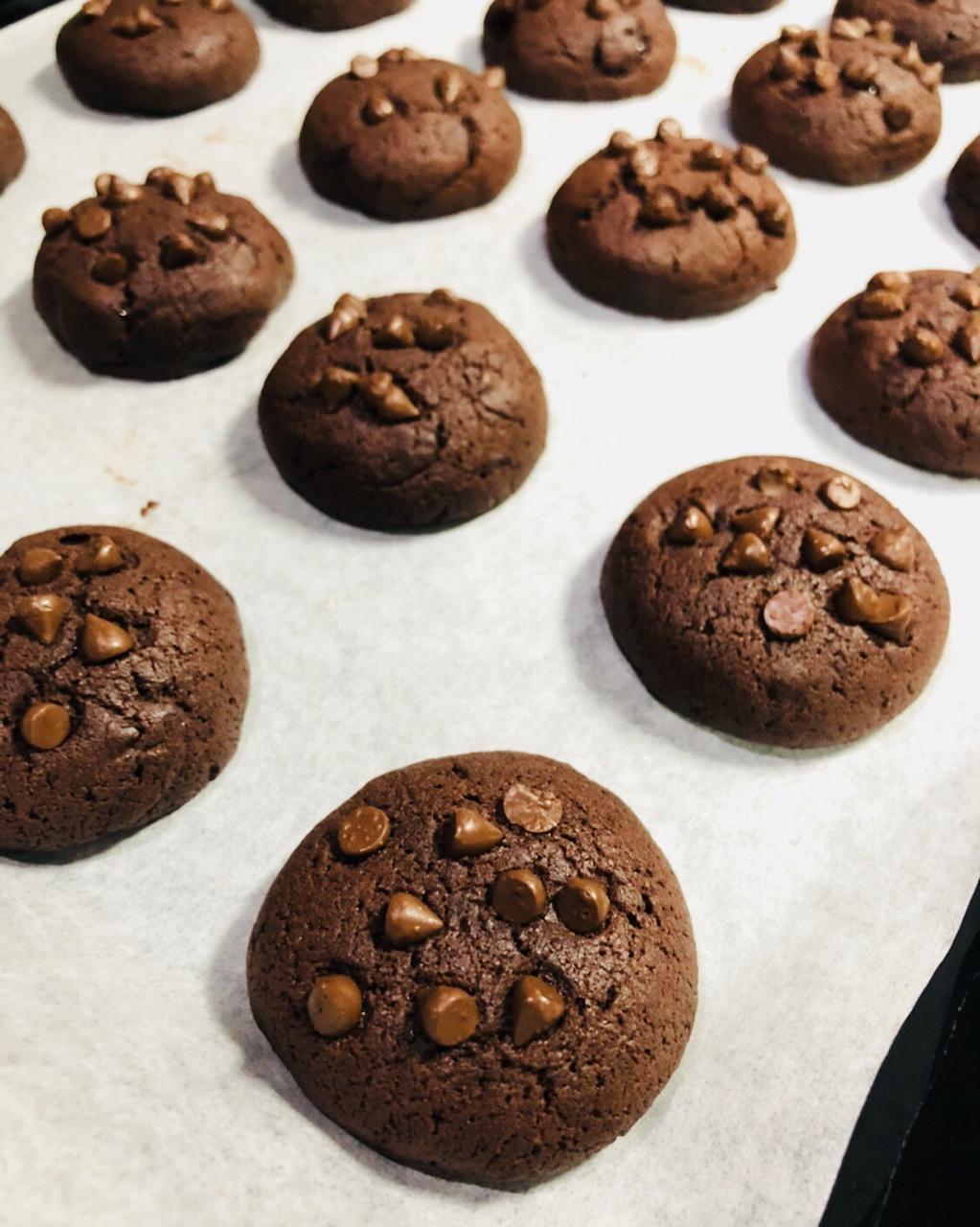 geyiying做的巧克力豆曲奇chocolatechipcookies