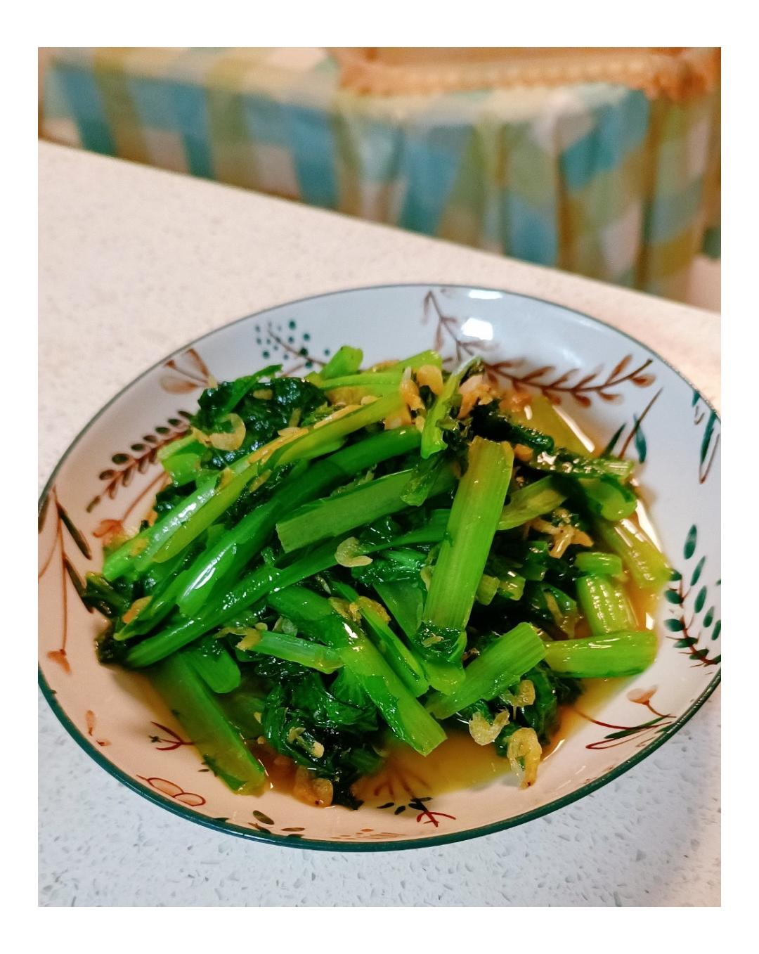 超级好吃的虾皮小白菜
