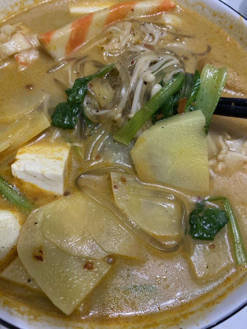 自制牛奶麻辣烫