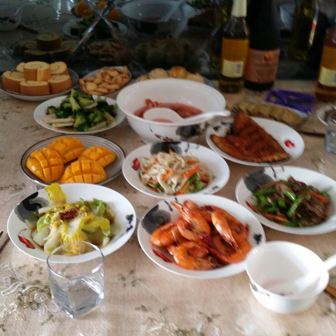 凉爽秋季做的晚餐2016年3月19日