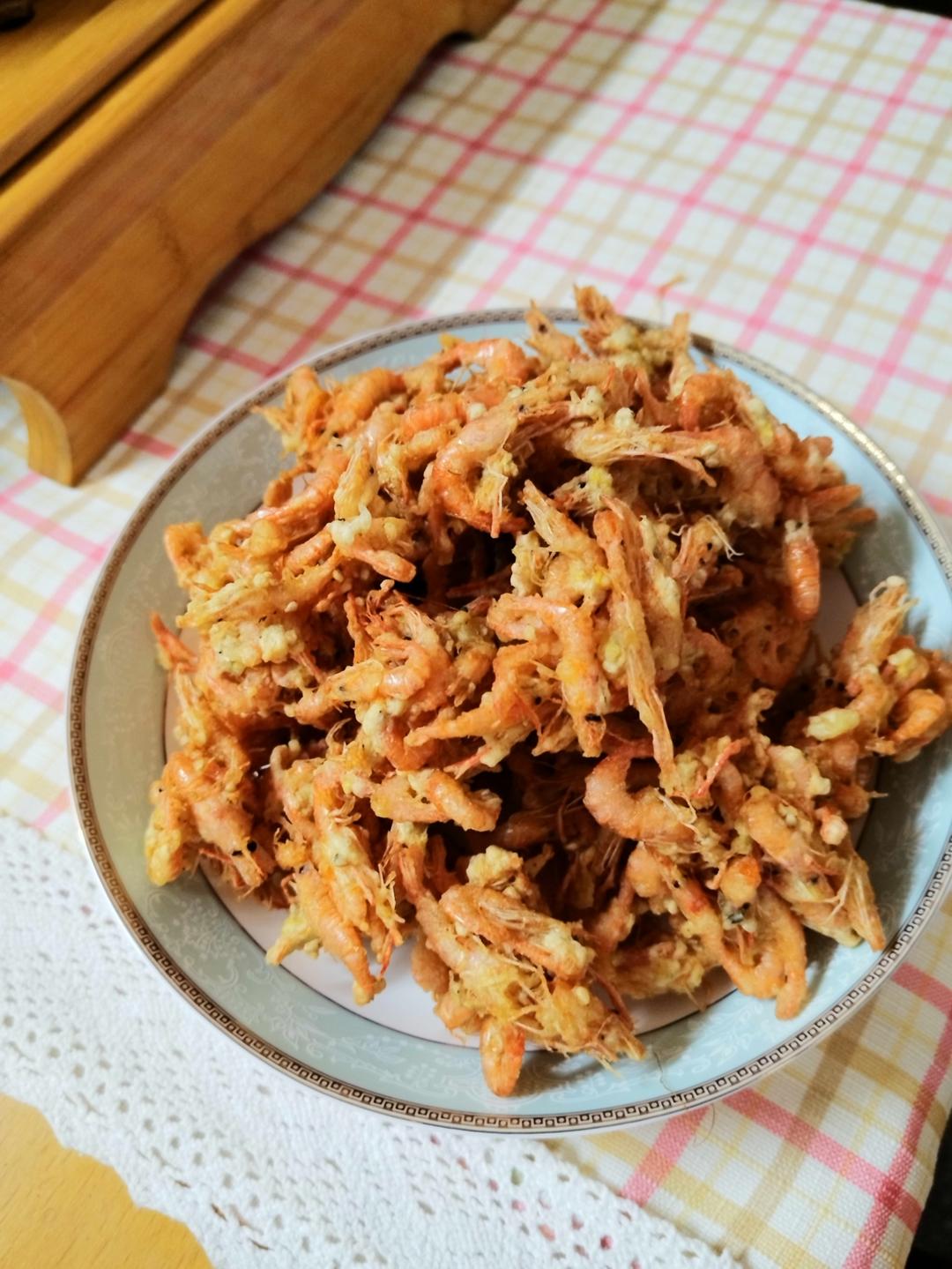 超级好吃椒盐小河虾