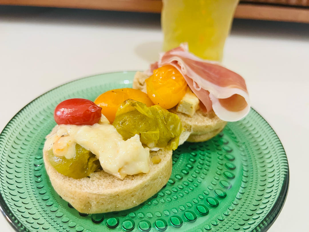 不开火料理｜番茄烤布里🧀这样做超好吃‼