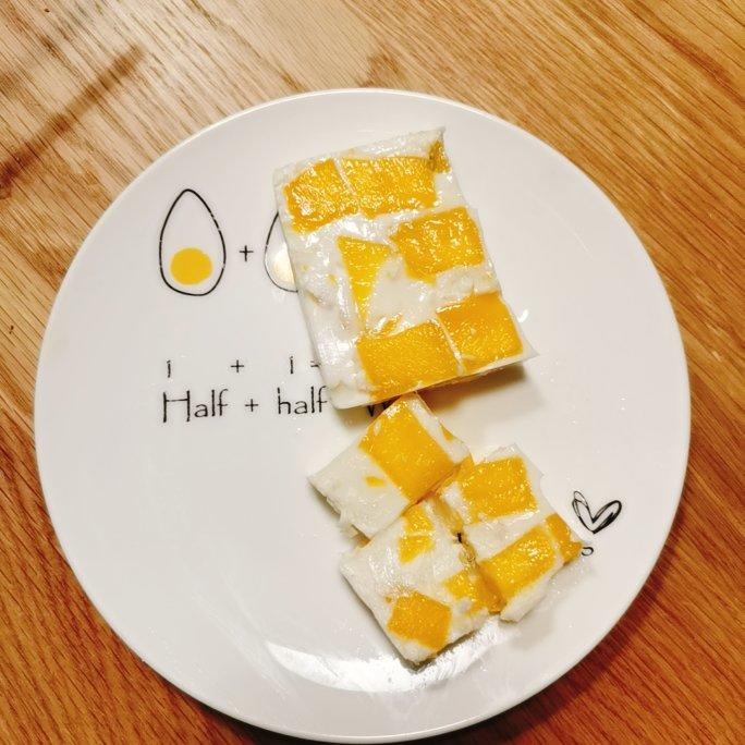 超级简单快手又好吃的低卡百香果亚麻籽酸奶冻