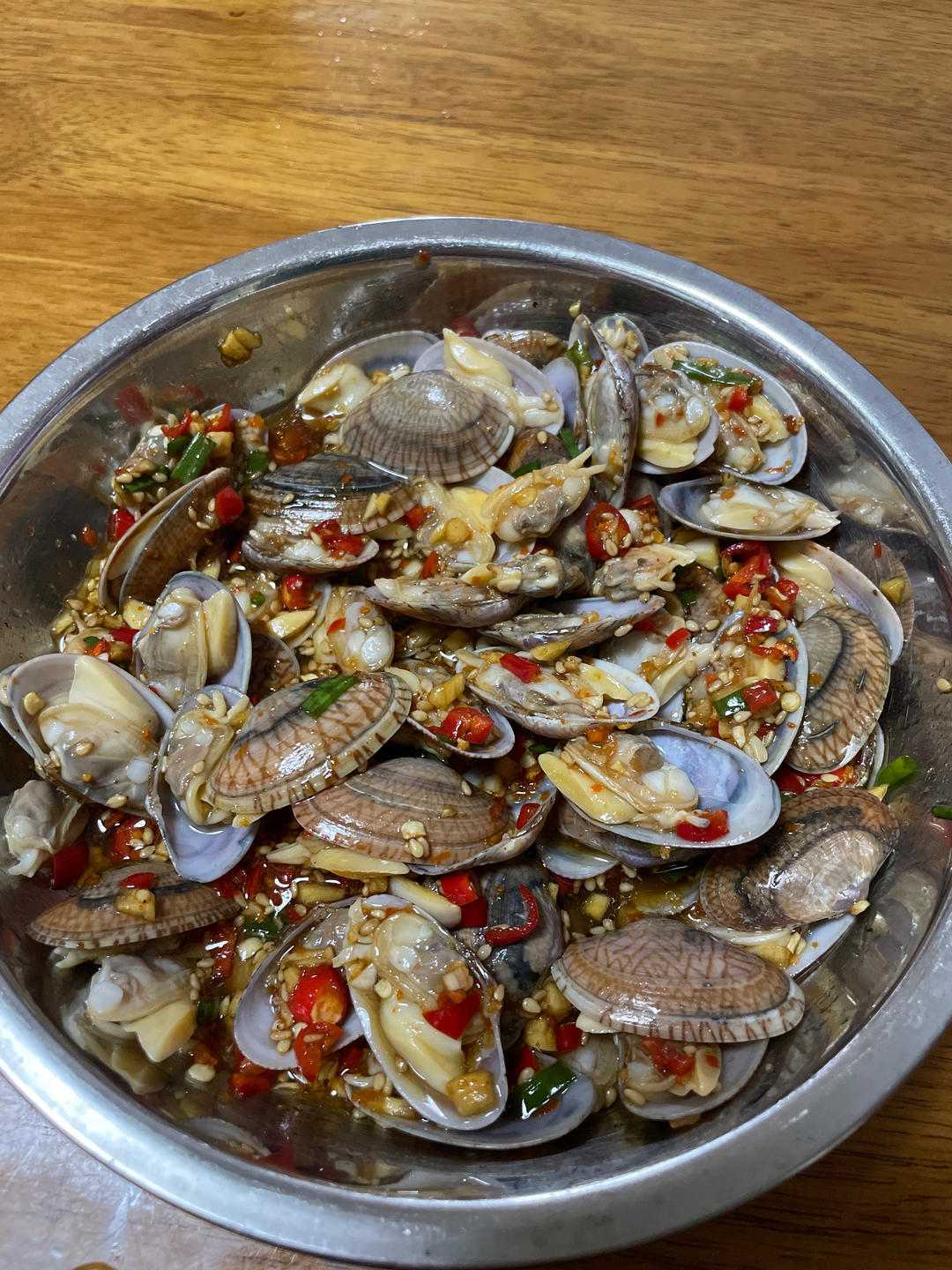 捞汁花甲