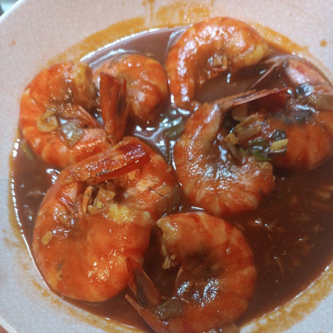 家庭版油焖大虾