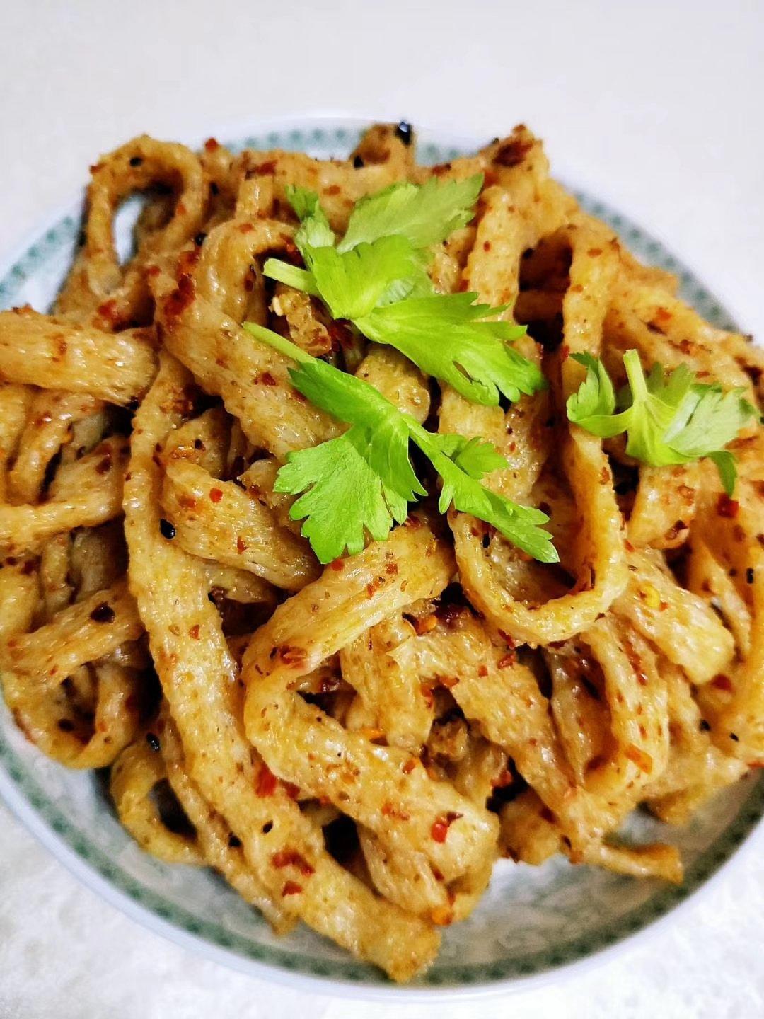 姜小凡jf做的自制辣条–牛筋面版