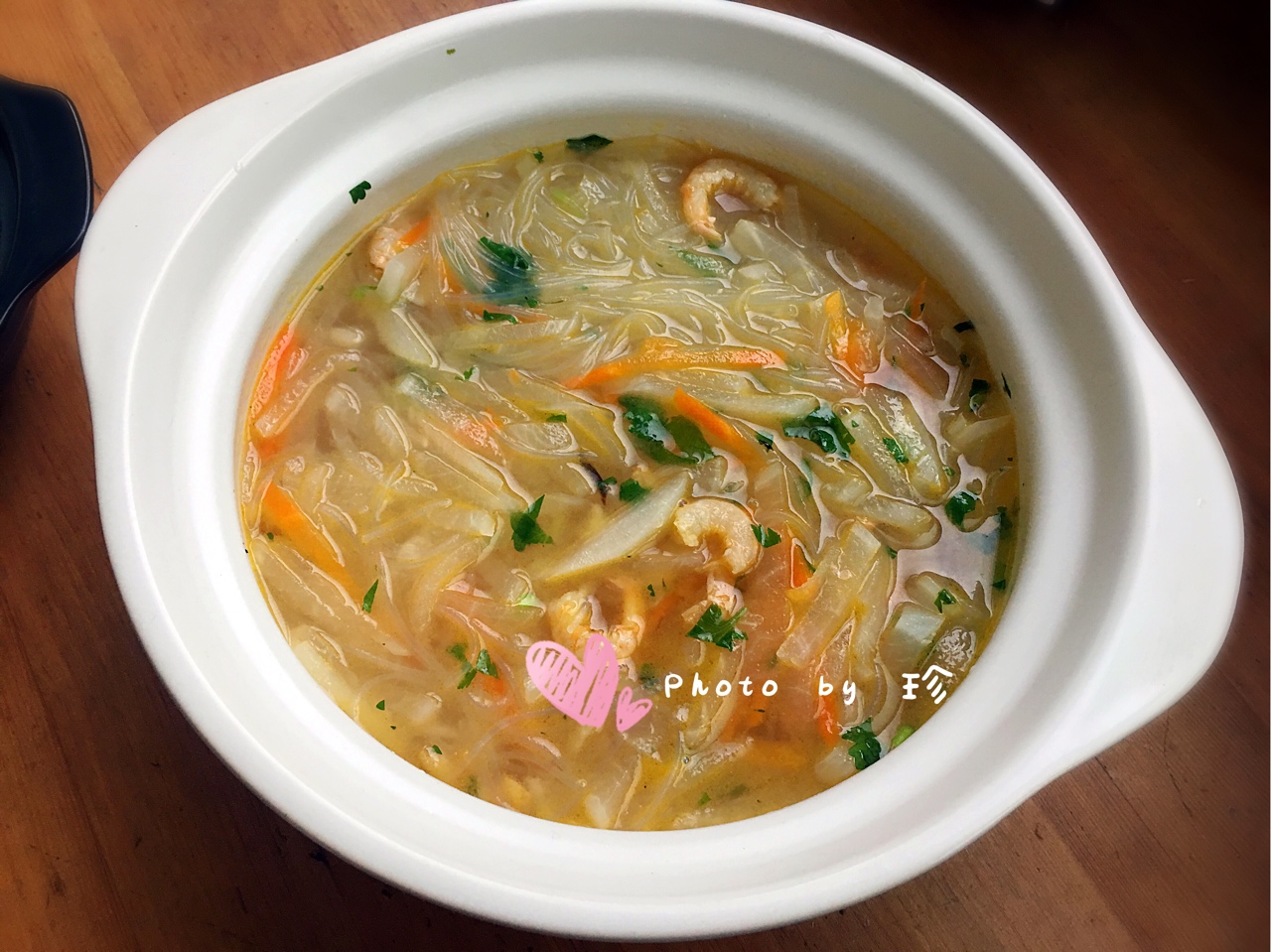 海米萝卜粉丝汤