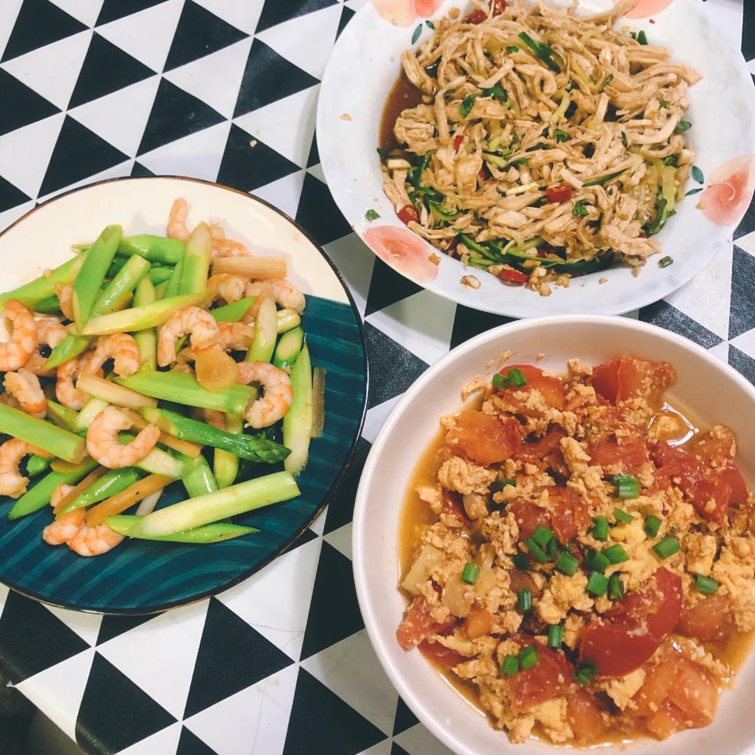 好吃不胖的芦笋虾仁