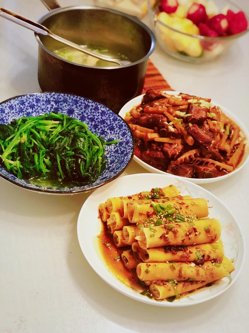 wa_wa23做的家里的午餐味道