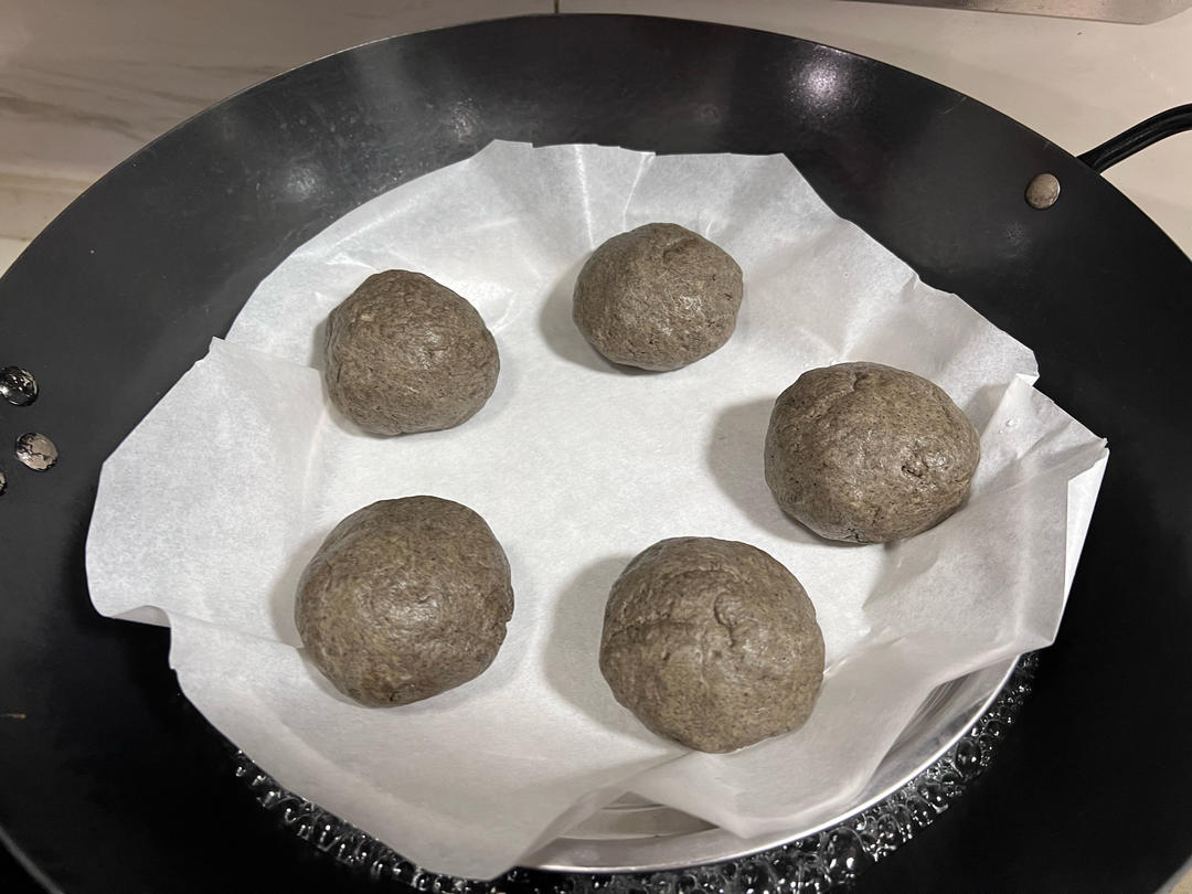 金味麦片馒头
