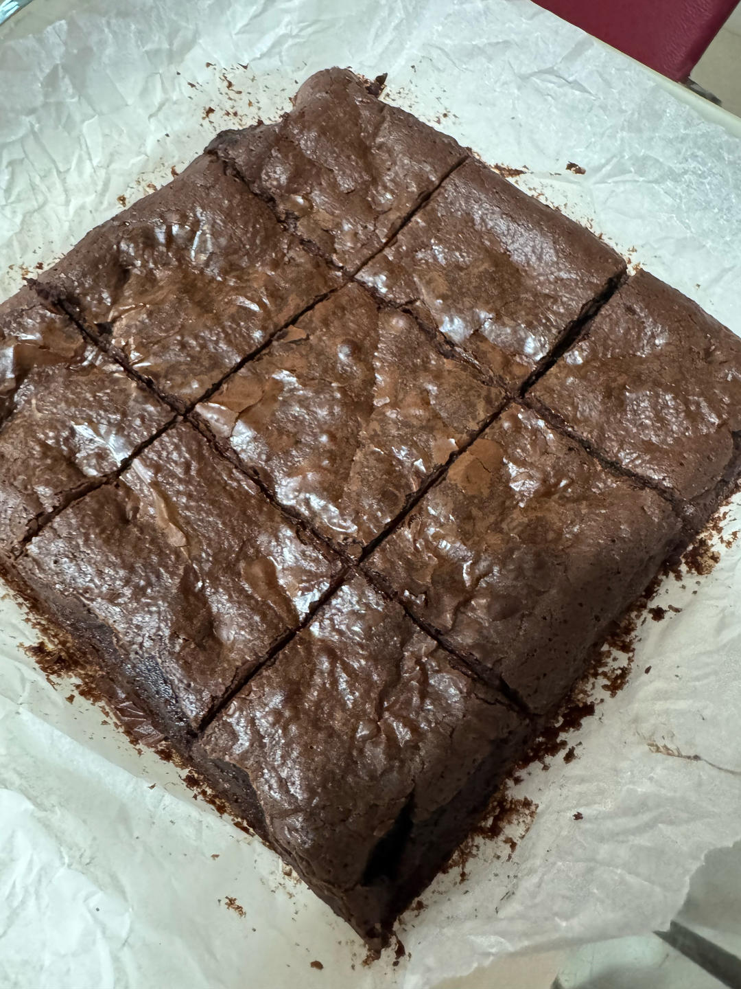 美国名店最受欢迎的酥皮软心布朗尼配方：软糖口感，酥皮脆壳Fudgy Brownies