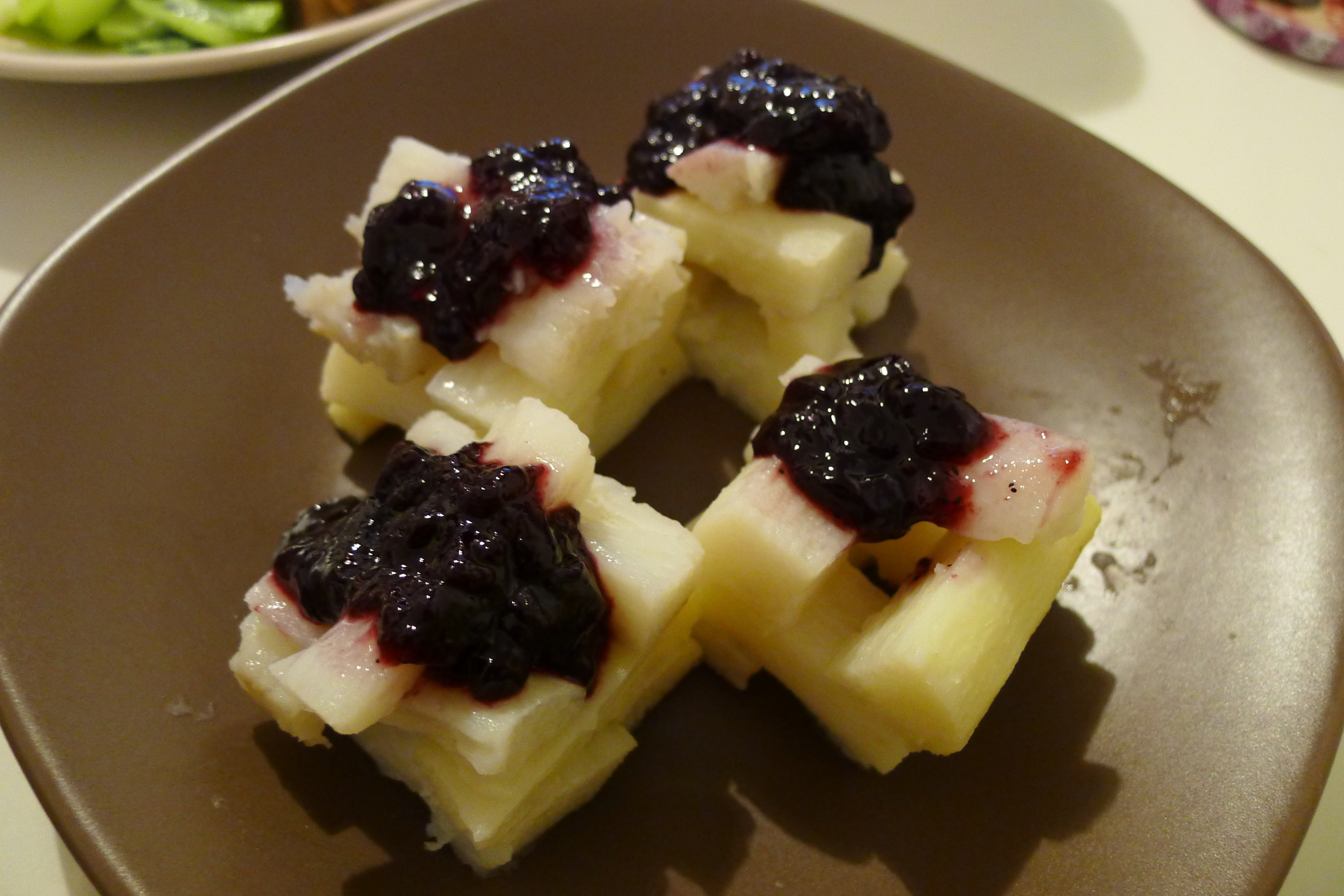 冰镇蓝莓山药