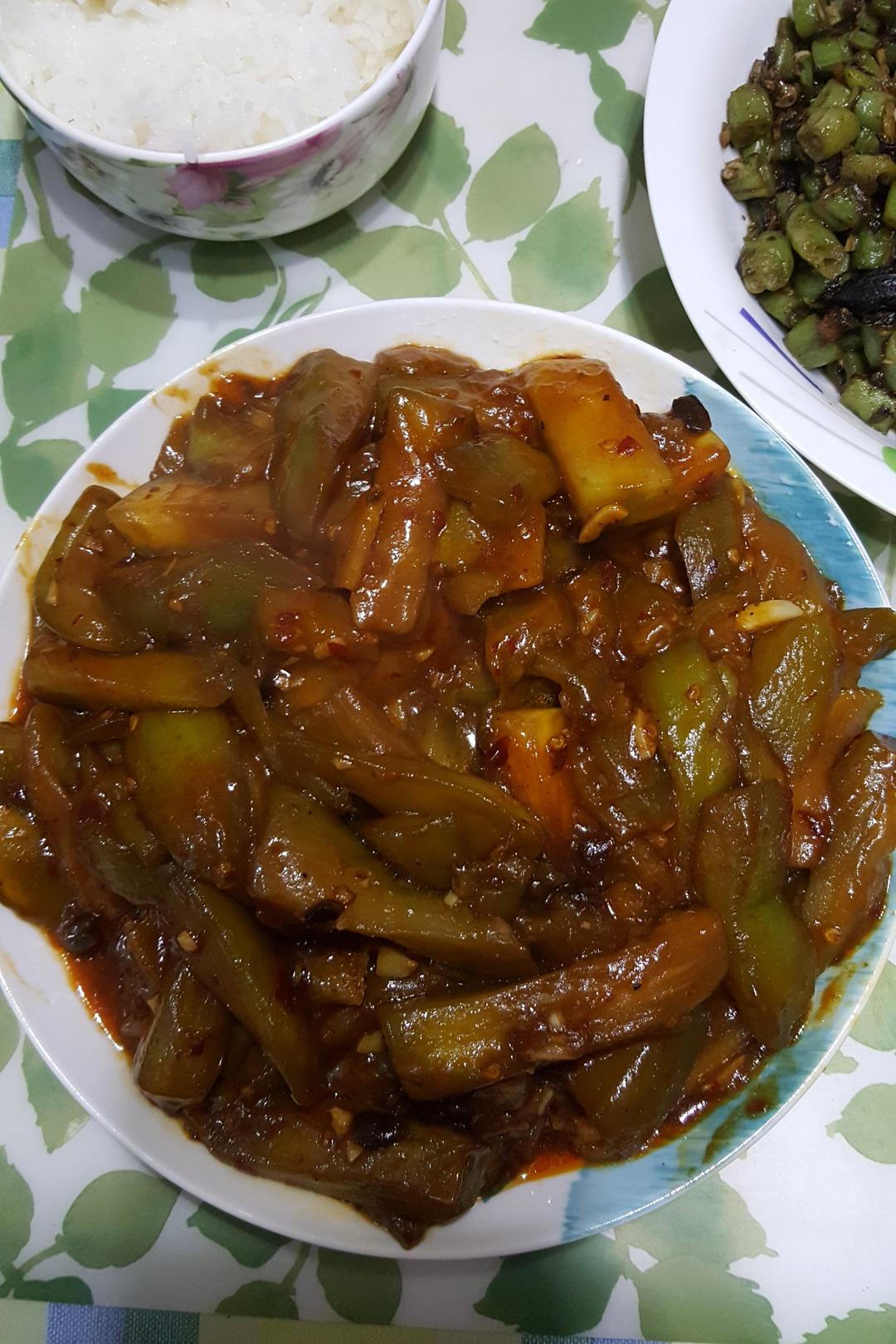 鱼香茄条（不用过油的清淡版）