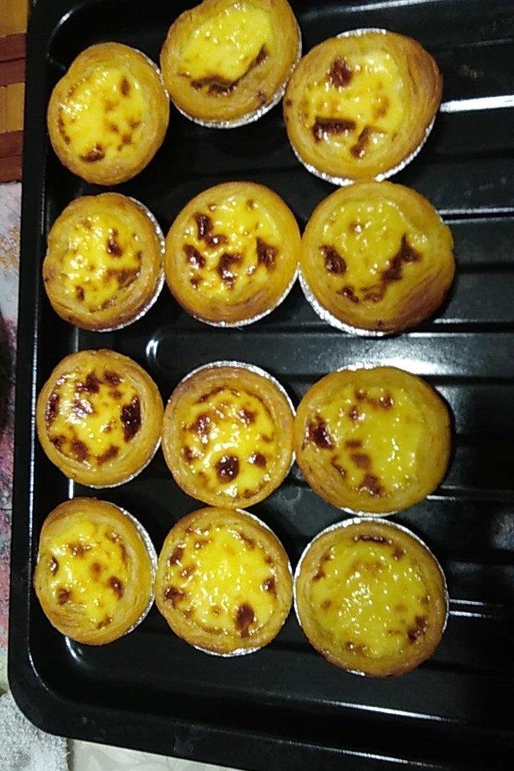 小丸子-329做的(视频)正宗香港曲奇蛋挞 [不塌馅的蛋挞]