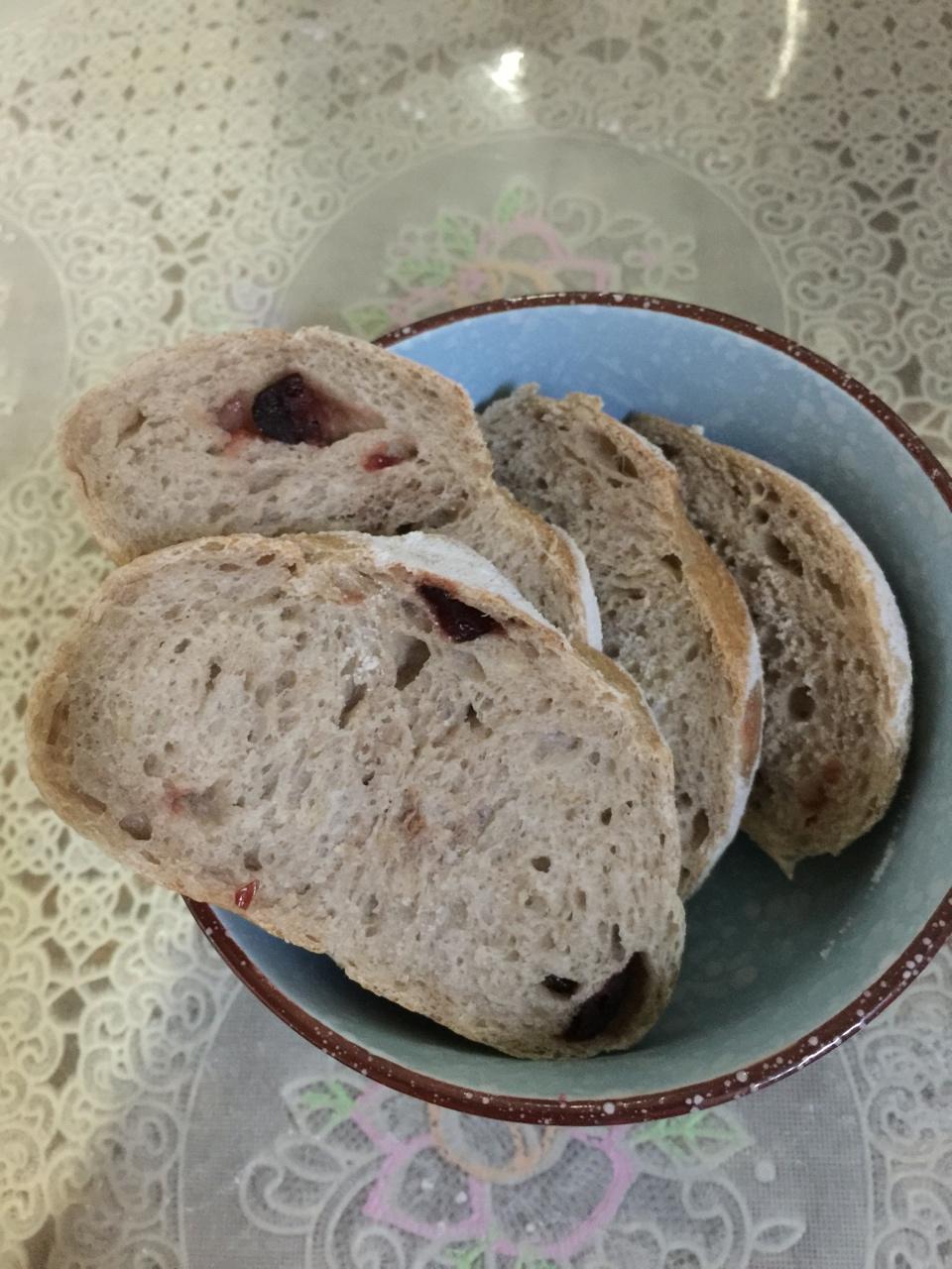 全麦核桃包～软欧包