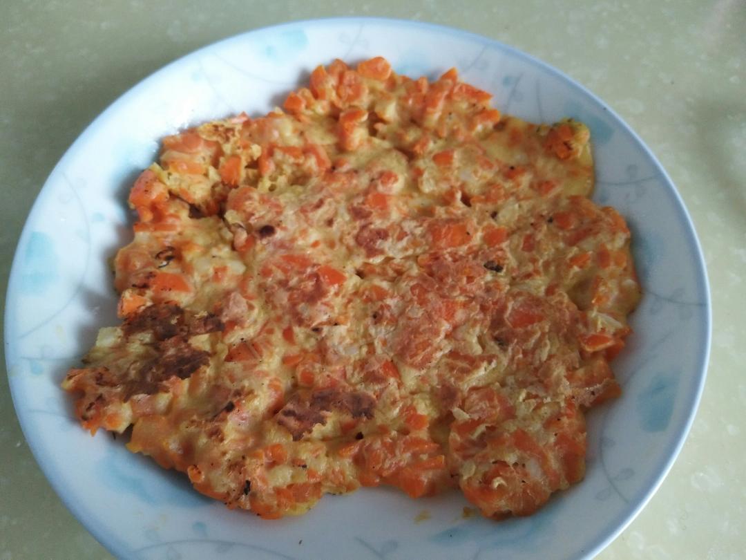 胡萝卜鸡蛋饼