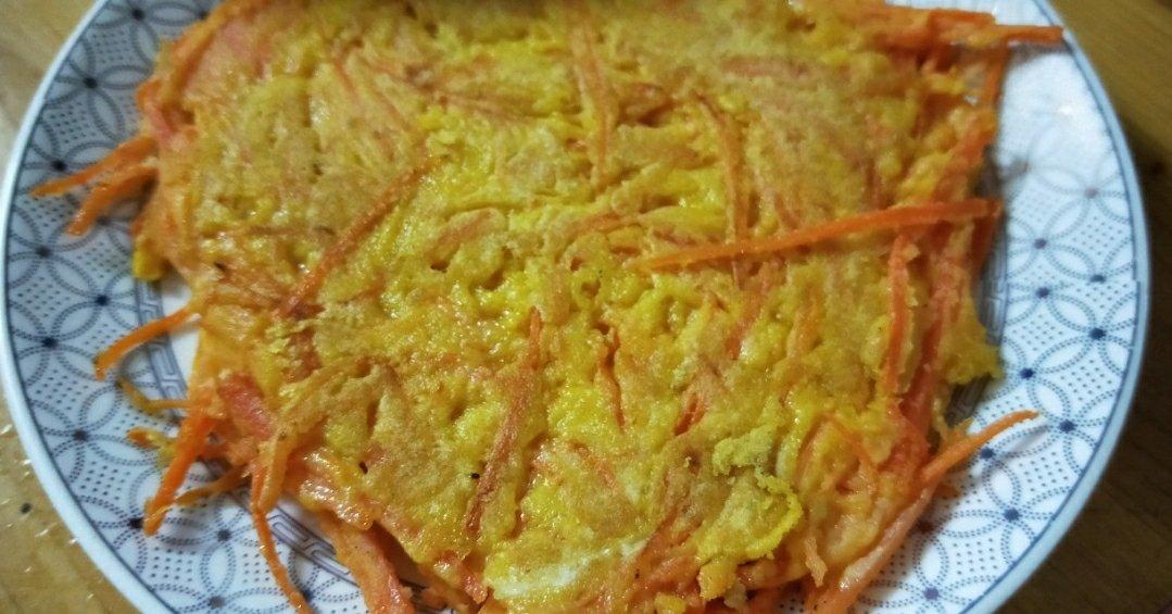胡萝卜鸡蛋饼