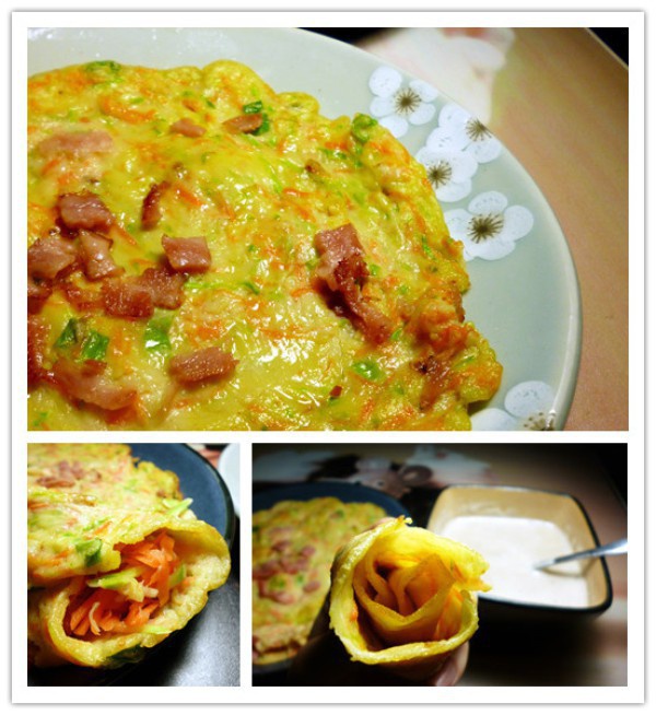 鸡蛋蔬菜煎饼