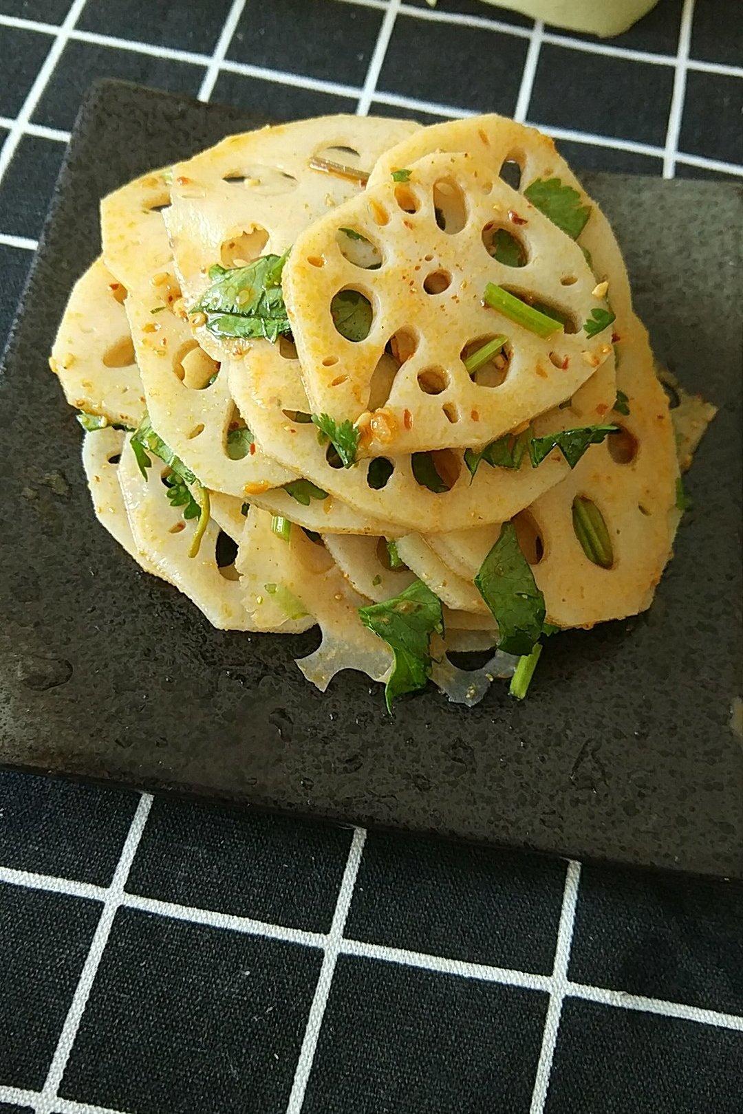凉拌藕片
