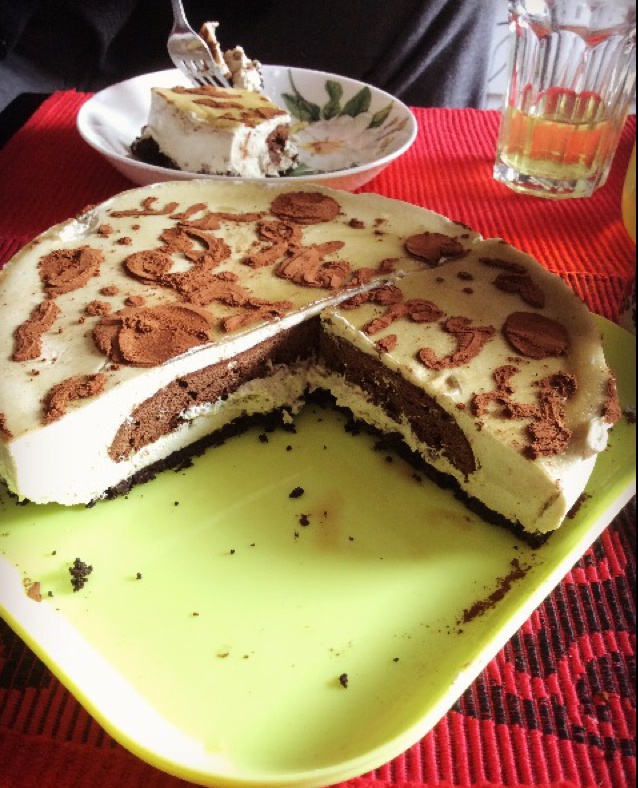 巧克力抹茶慕斯蛋糕（小山进巧克力海绵）