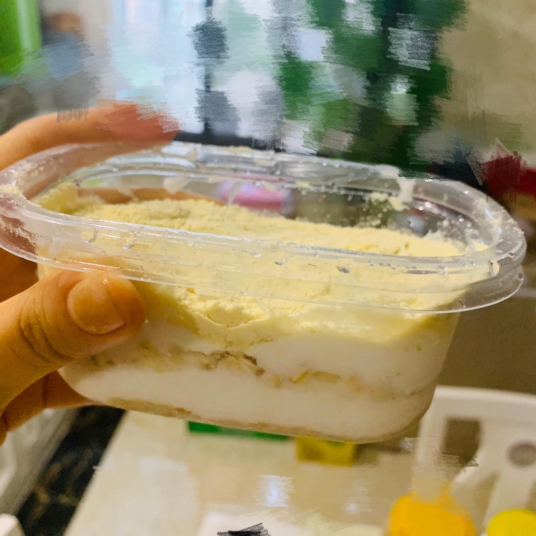 一整份400卡炒鸡简单伪豆乳盒子！