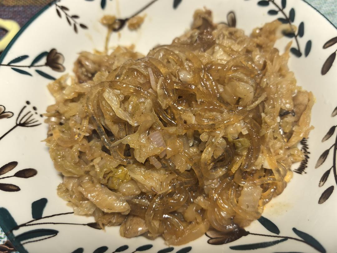 东北酸菜炒粉条（渍菜粉）/附：炖酸菜