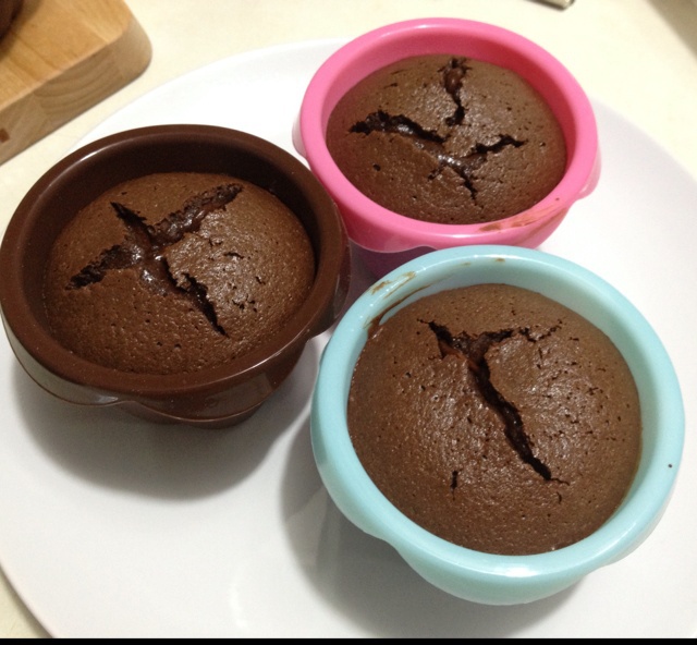 莫尼卡美食厨房：爆浆巧克力蛋糕