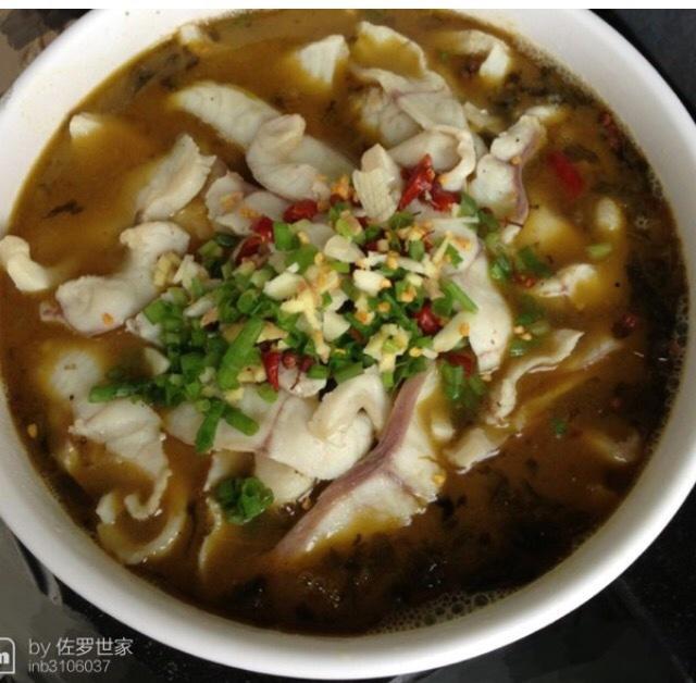 酸菜鱼(纪录贴)浇热油法的做法