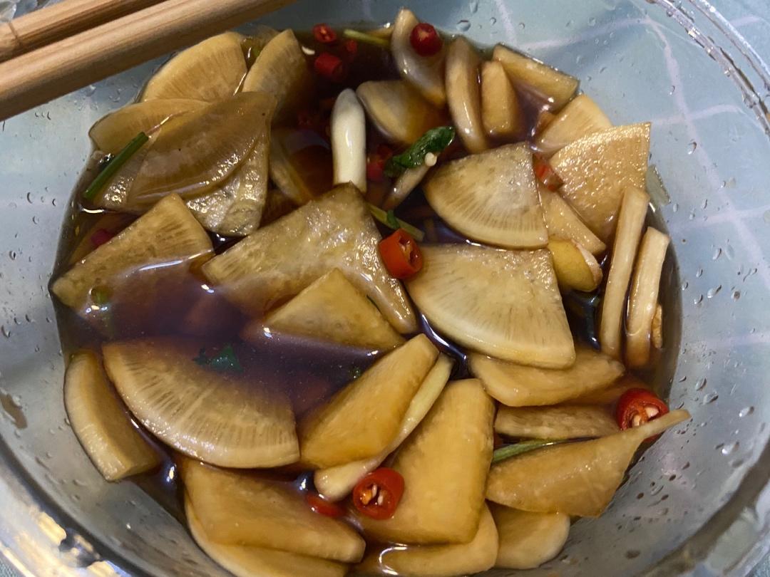 腌酸辣萝卜