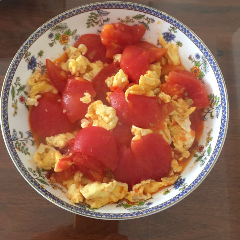 鸡蛋炒西红柿i