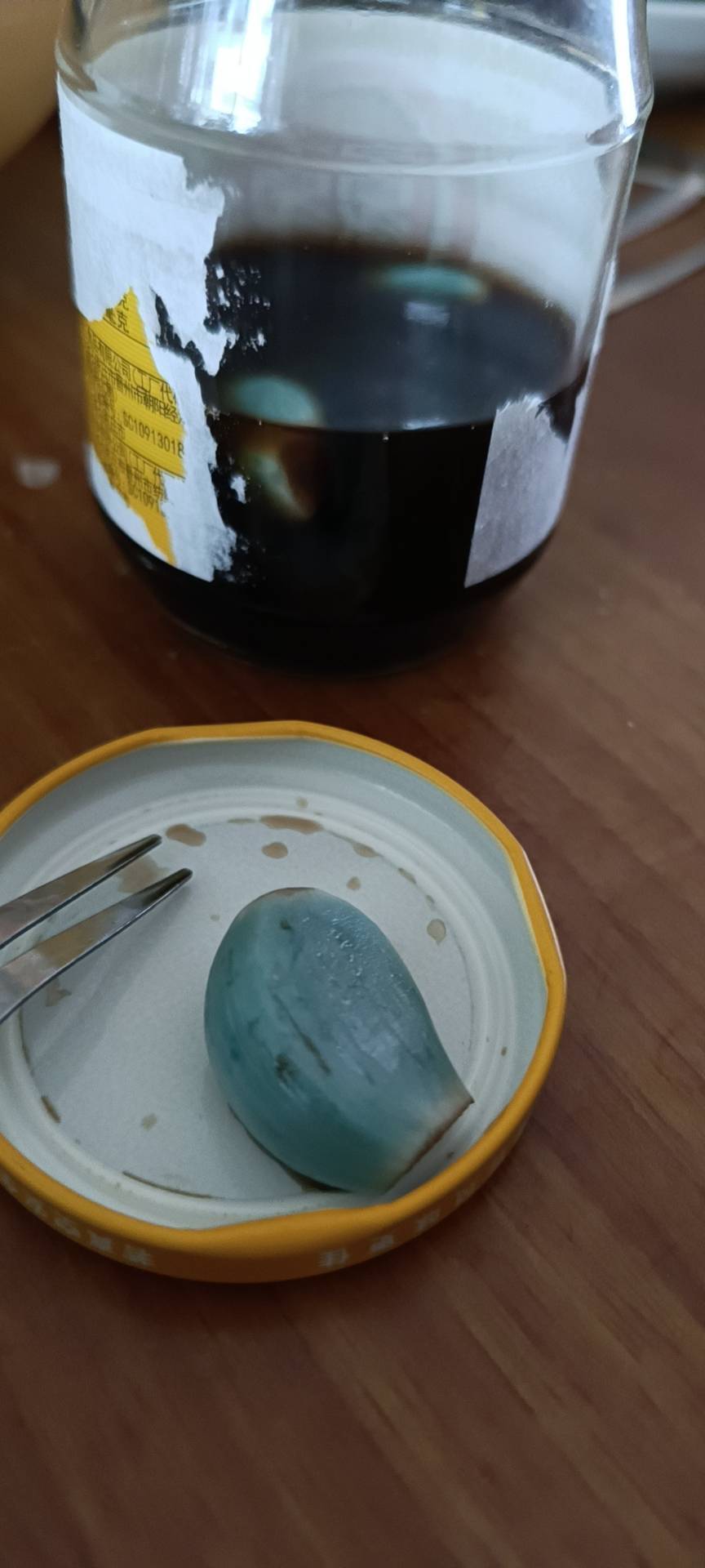一夜就绿的腊八蒜