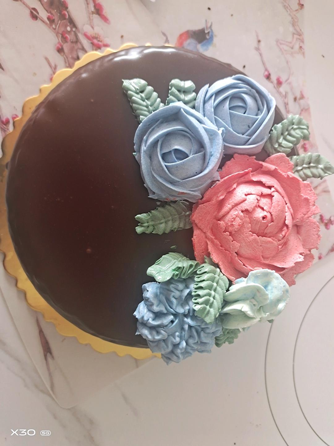 英国女王生日蛋糕-巧克力蛋糕-给元气八眉菌的作业