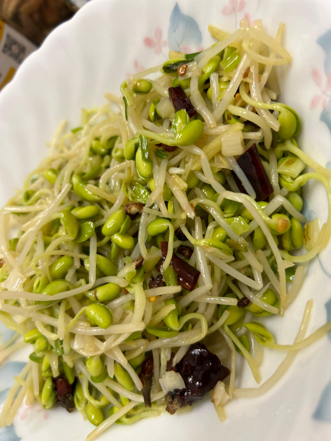 素炒黄豆芽