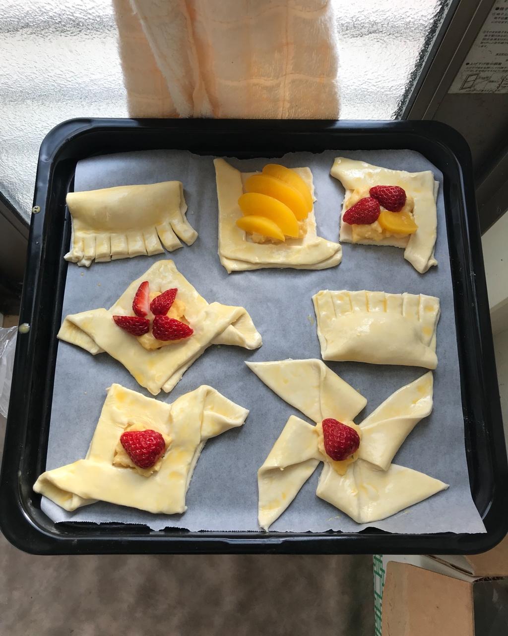 基础千层酥皮做法--附果酱酥、风车酥、蝴蝶酥和羊角酥整形