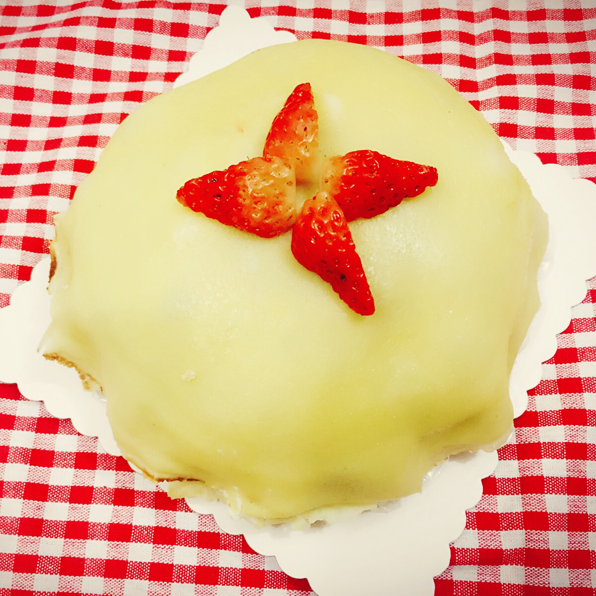 草莓千层饼