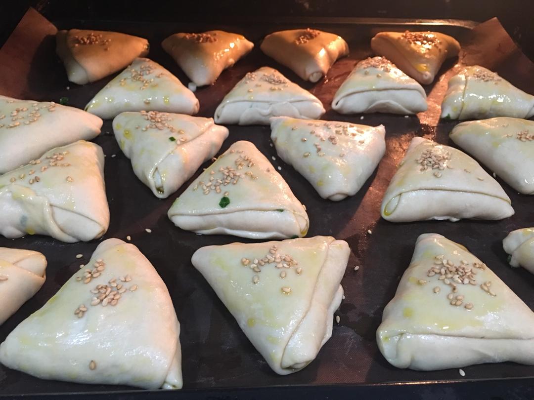 若兮若伊做的千层三角饼