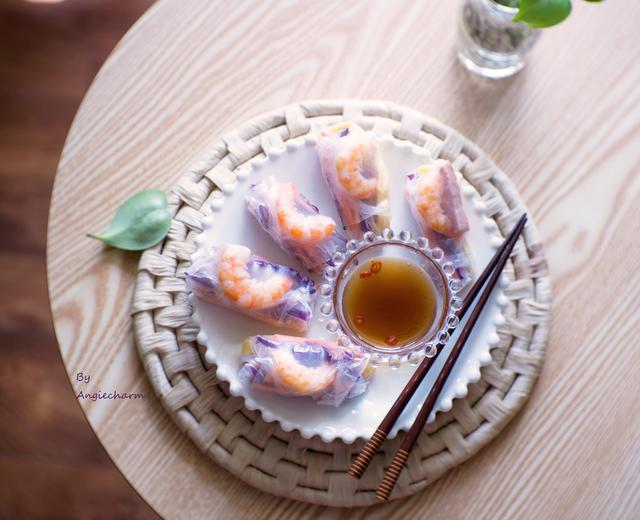 鲜虾越南春卷的做法