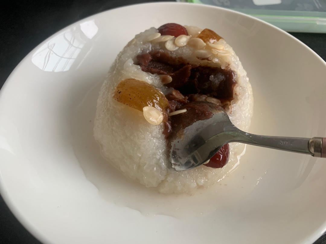 【猪油夹沙八宝饭】古法蒸糯米