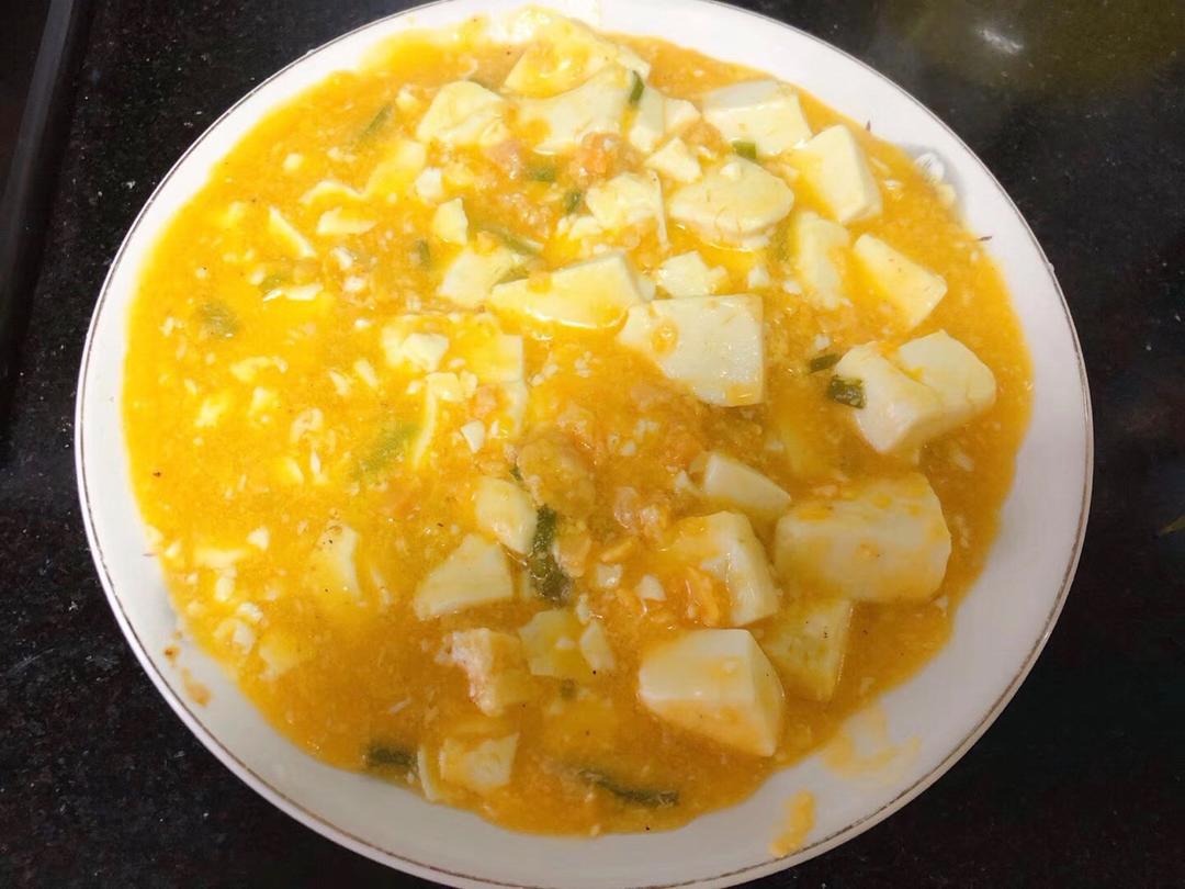 咸蛋黄豆腐