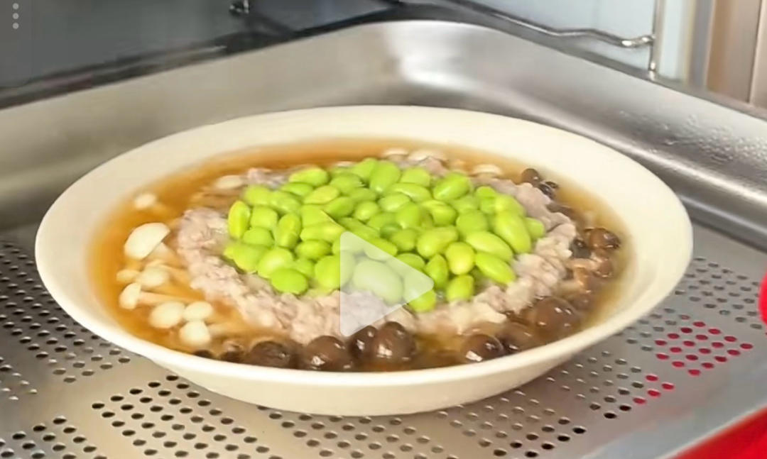菌菇蒸肉糜