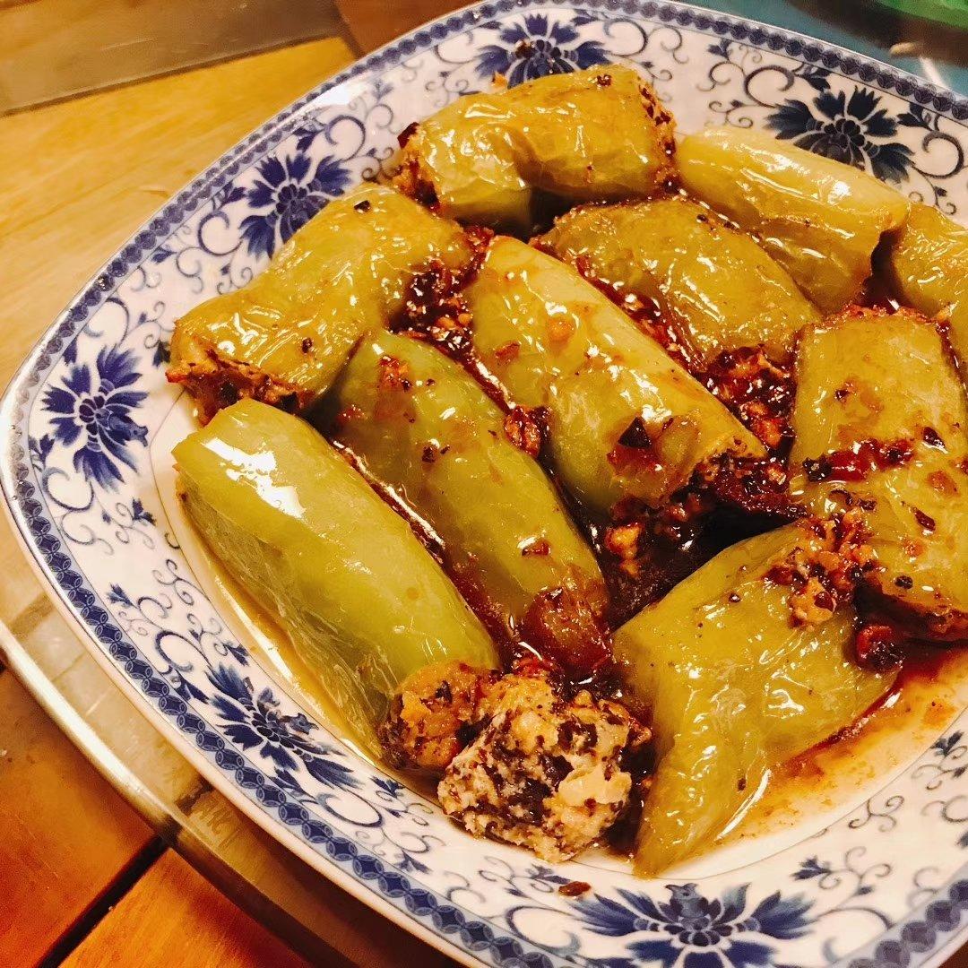 虎皮尖椒酿肉