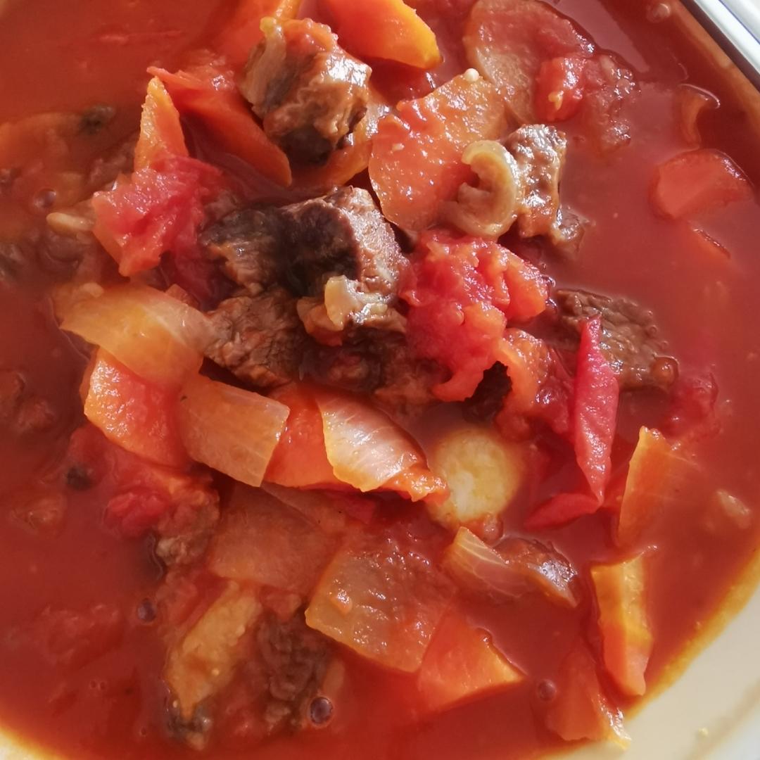 番茄炖牛腩