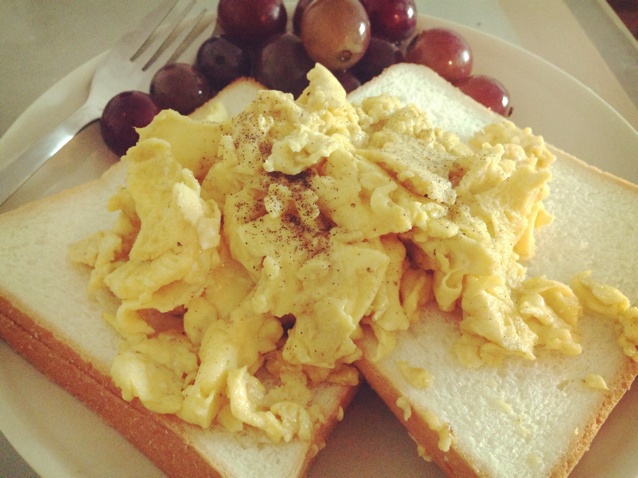 美式炒蛋 scrambled eggs