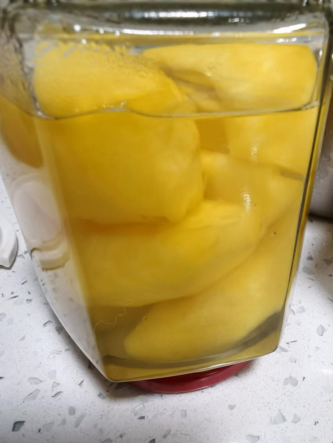 自制黄桃罐头（可以存放很久）